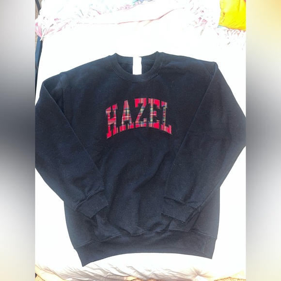 Red Plaid Hazel Boutique Crewneck - Picture 2 of 4